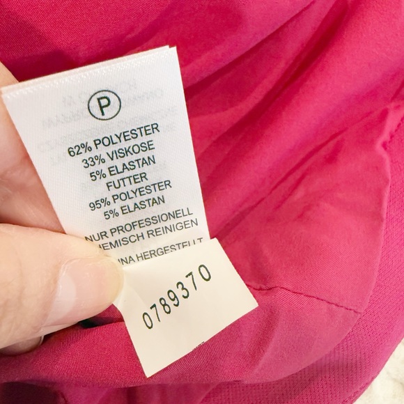 CHRISTIAN LACROIX Button Front‎ Vest in Fuchsia Pink XS Cropped - Picture 6 of 6